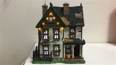 department 56 spooky farmhouse|spooky farmhouse retirement.